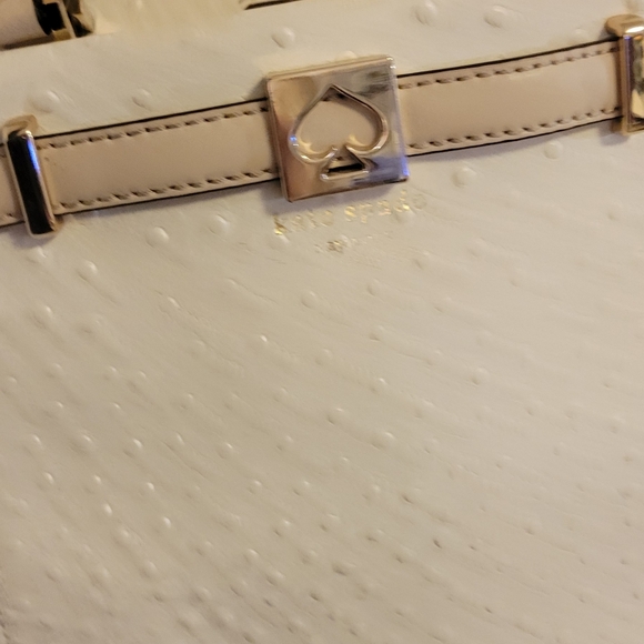 Kate Spade Houston Street Leo Ostrich emboased rare purse - Picture 10 of 10